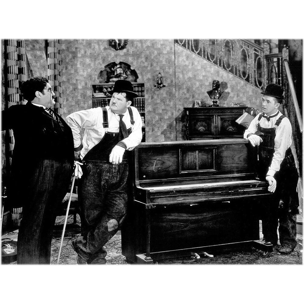 Laurel and Hardy - Music Box The 1932 Poster Print by Hollywood Photo Archive Hollywood Photo Archive Image 1