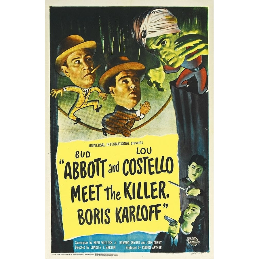 Abbott and Costello - Meet The Killer Poster Print by Hollywood Photo Archive Hollywood Photo Archive Image 1