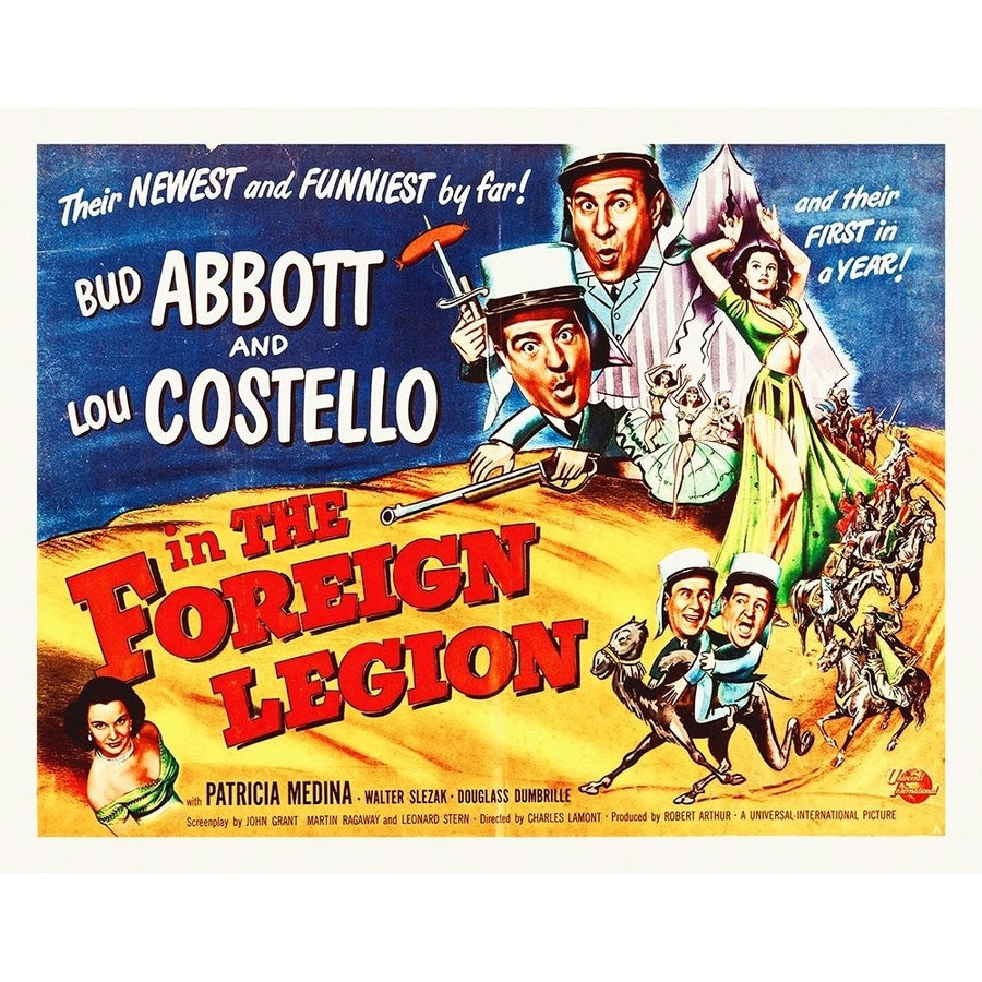 Abbott and Costello - The Foreign Legion Poster Print by Hollywood Photo Archive Hollywood Photo Archive Image 1