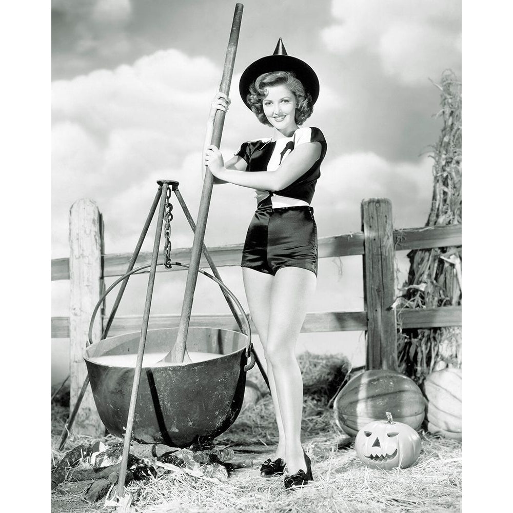 Halloween Witch - Martha Vickers Poster Print by Hollywood Photo Archive Hollywood Photo Archive Image 1