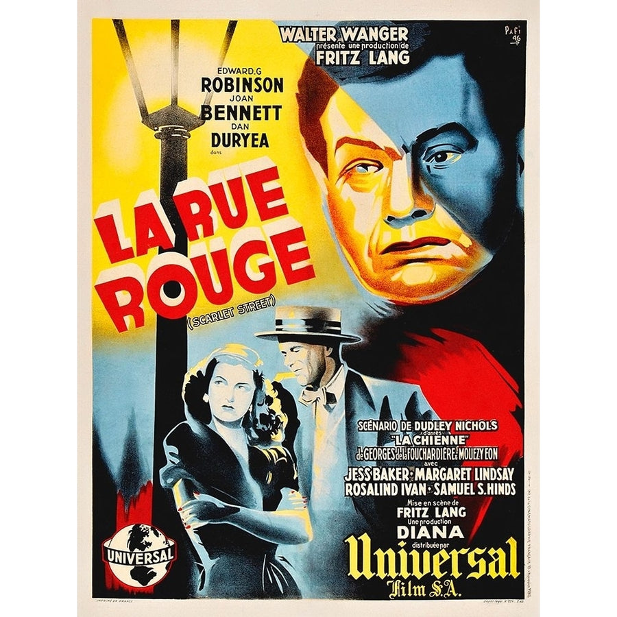 French - Scarlet Street Poster Print by Hollywood Photo Archive Hollywood Photo Archive Image 1