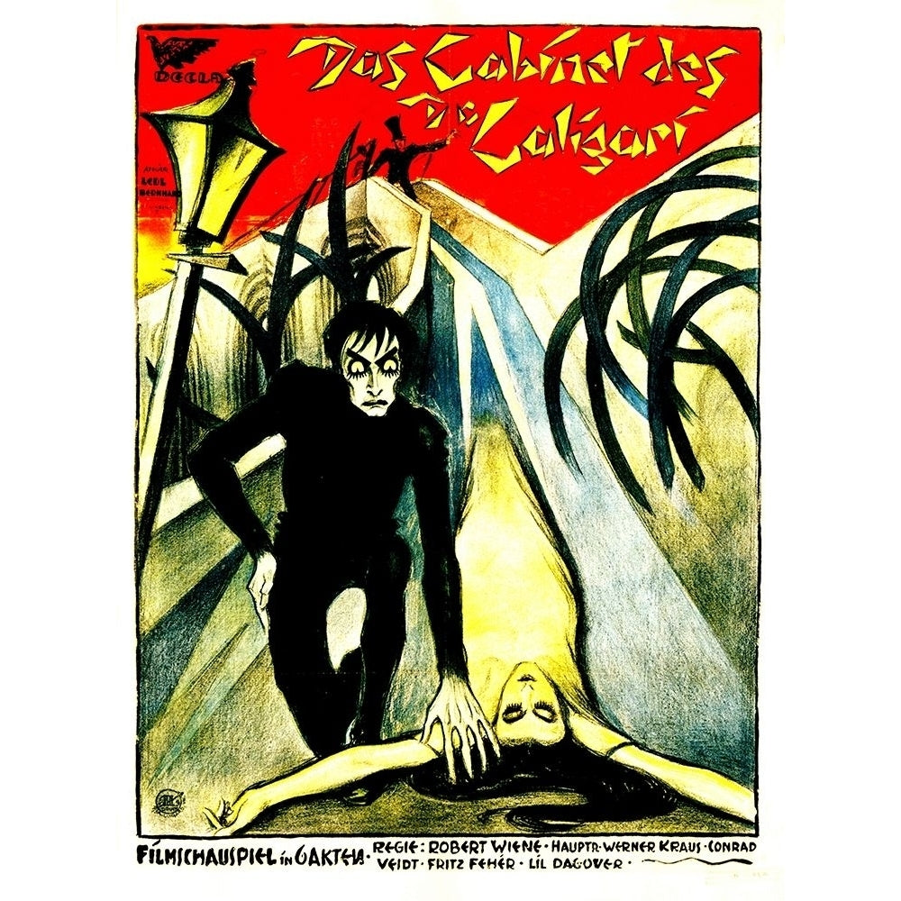 German - The Cabinet of Dr. Caligari Poster Print by Hollywood Photo Archive Hollywood Photo Archive Image 1