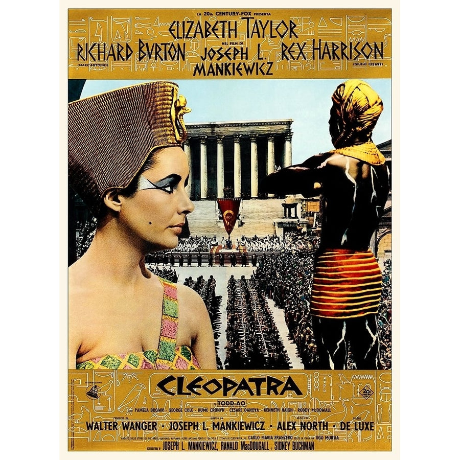 Elizabeth Taylor - Cleopatra - Poster Poster Print by Hollywood Photo Archive Hollywood Photo Archive Image 1