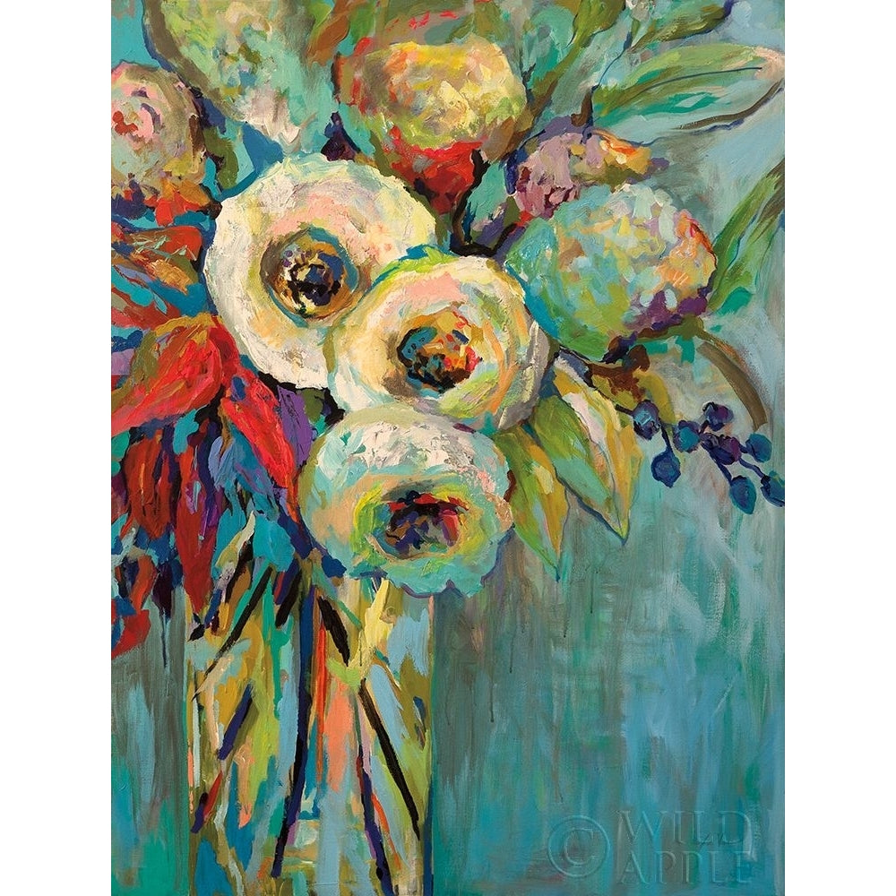 Mod Floral Poster Print by Jeanette Vertentes Image 1