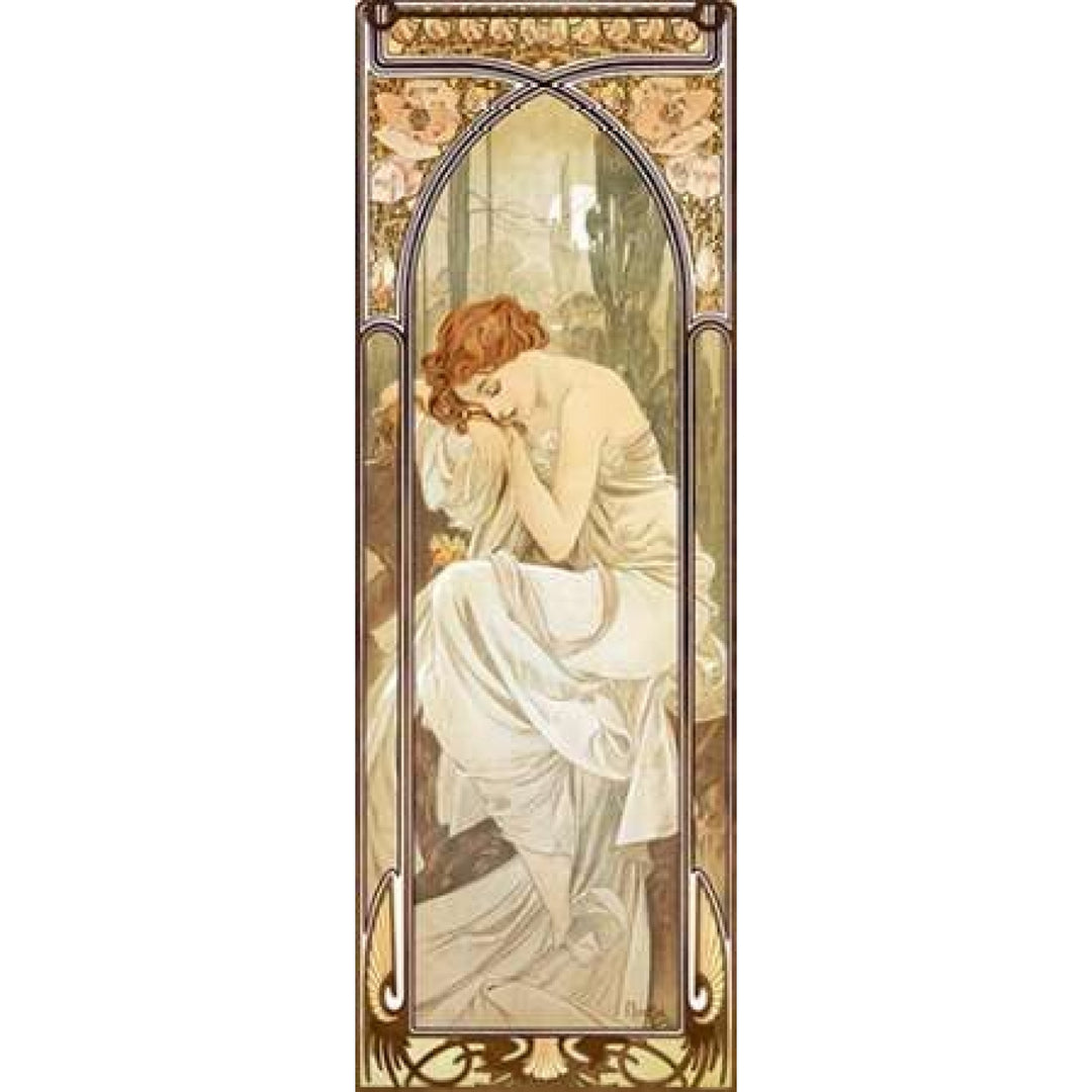 Times of the Day: Nightly Poster Print by Alphonse Mucha Image 2