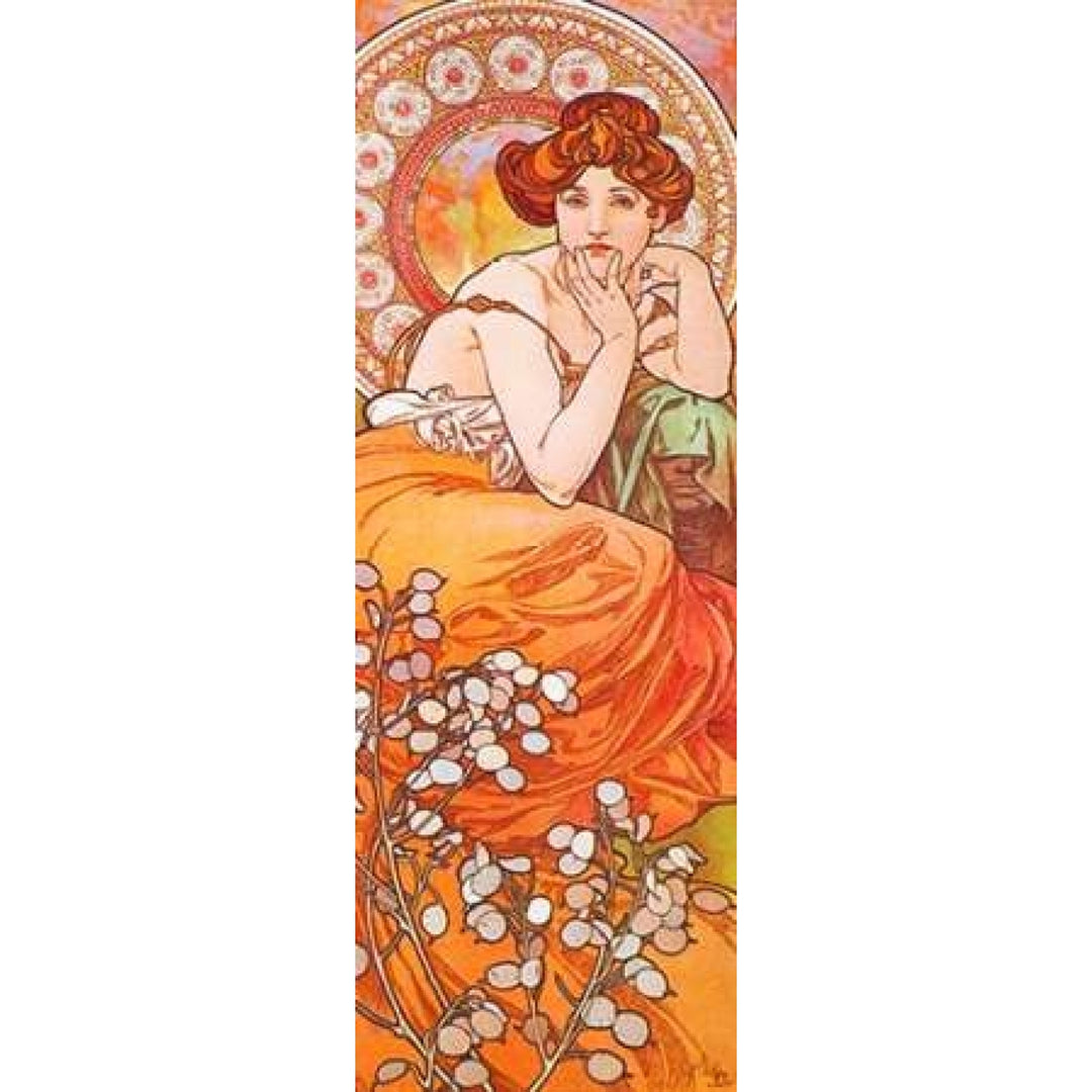 Topaz Poster Print by Alphonse Mucha Image 1