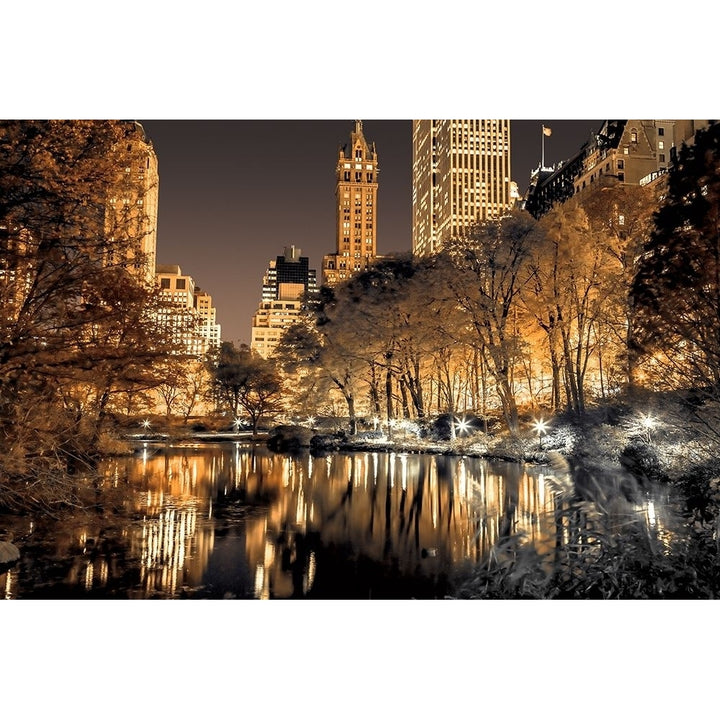 Central Park Glow Poster Print by Assaf Frank Image 2