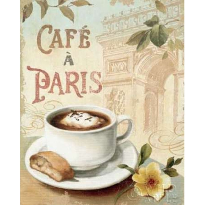 Cafe in Europe I Poster Print by Lisa Audit Image 1