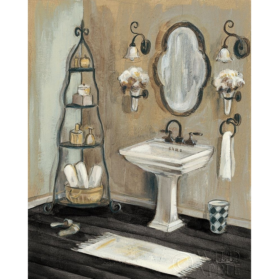 French Bath I Black Poster Print by Silvia Vassileva Image 1