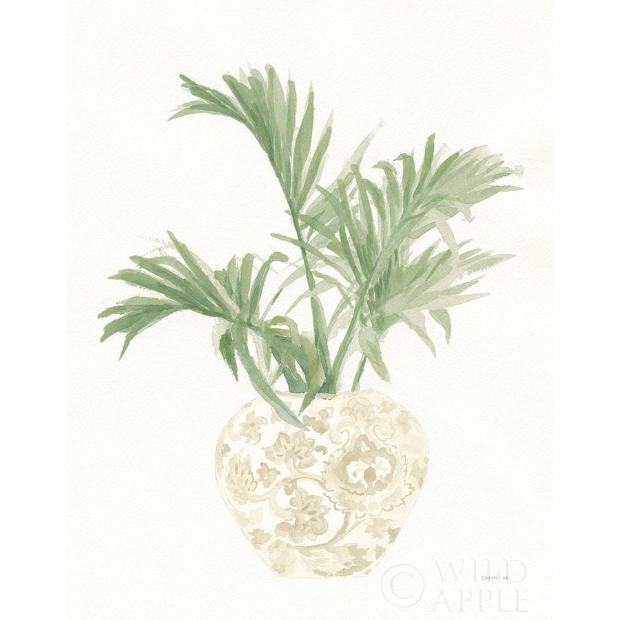 Palm Chinoiserie II Sage Poster Print by Danhui Nai Image 1