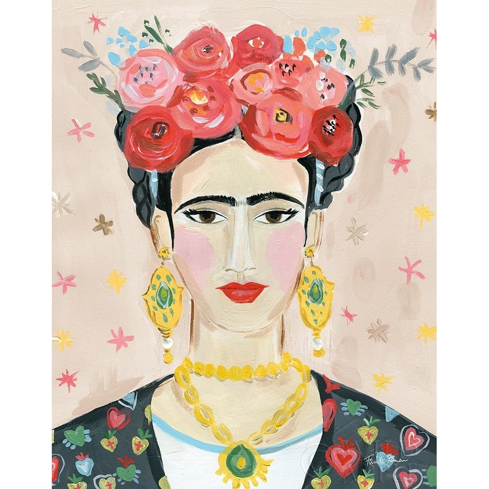 Homage to Frida Neutral Poster Print by Farida Zaman Image 1