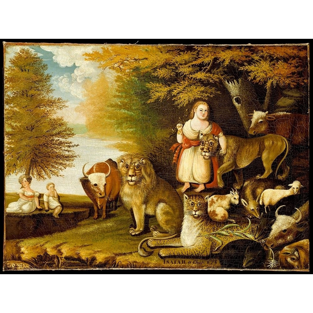 Peaceable Kingdom Poster Print by Edward Hicks 52977 Image 1