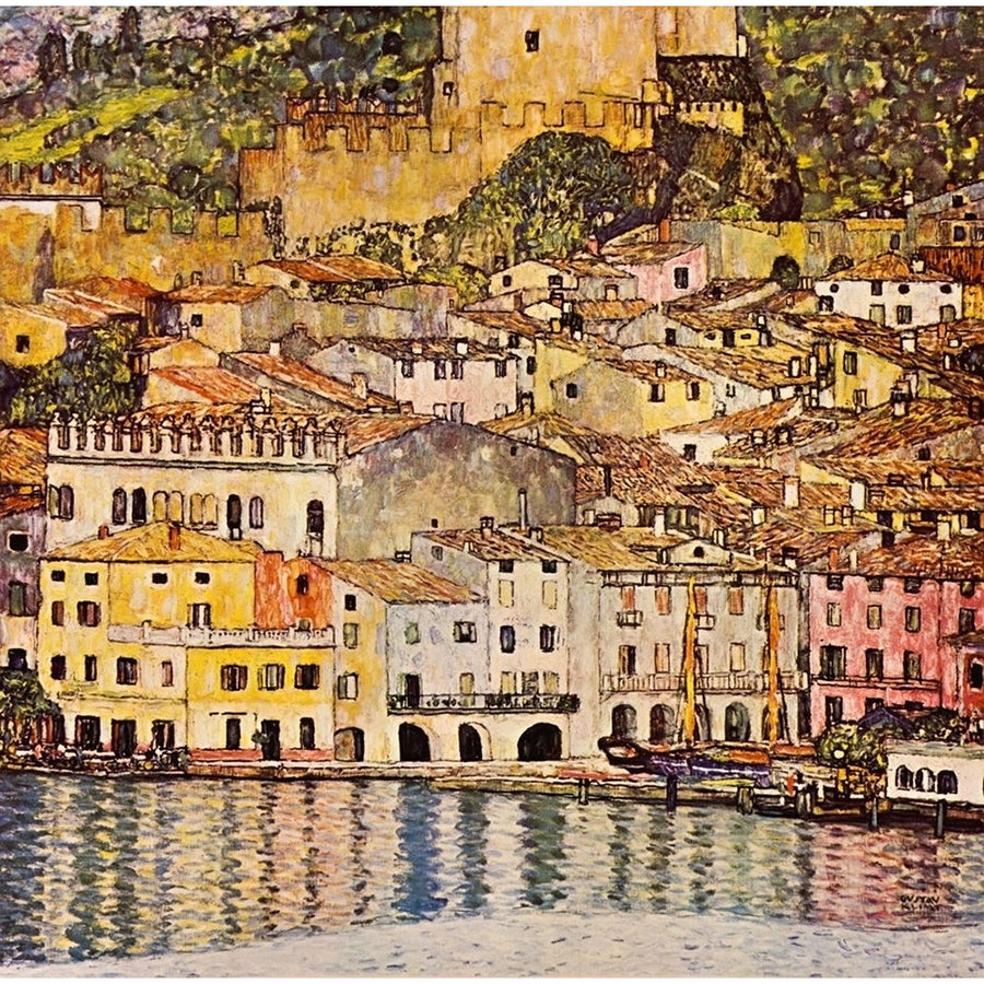 Malcesine On Lake Garda 1913 Poster Print by Gustav Klimt 53311 Image 1