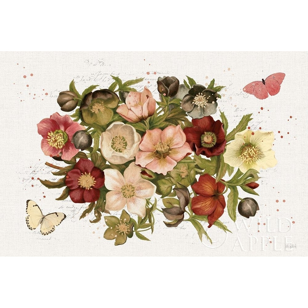 Vintage Petals IV Poster Print by Katie Pertiet Image 1