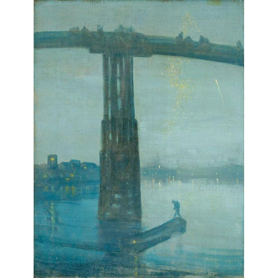 Nocturne Blue and Gold - Old Battersea Bridge Poster Print by James McNeill Whistler 54664 Image 1