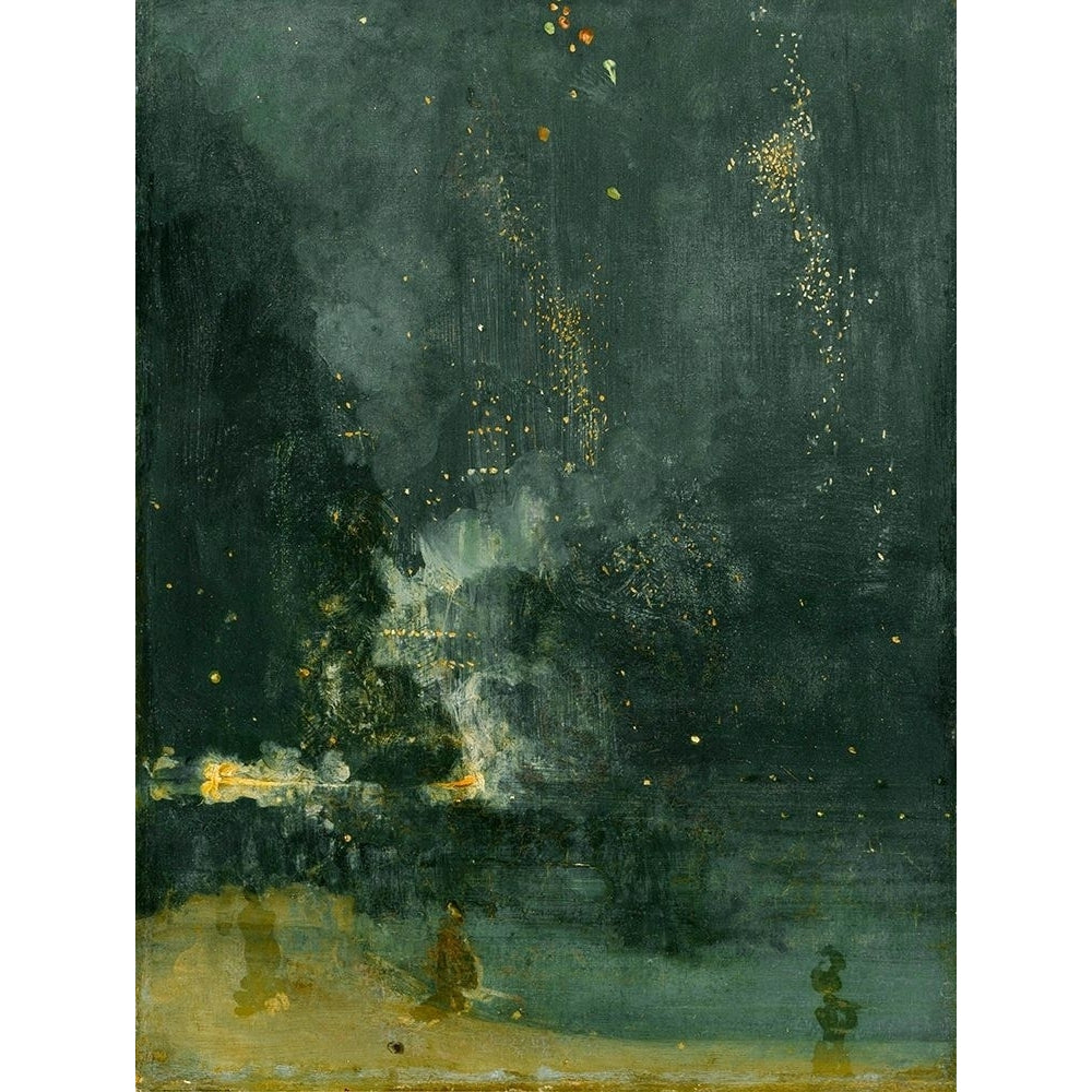 Nocturne in Black and Gold The Falling Rocket_ Poster Print by James McNeill Whistler 54671 Image 1