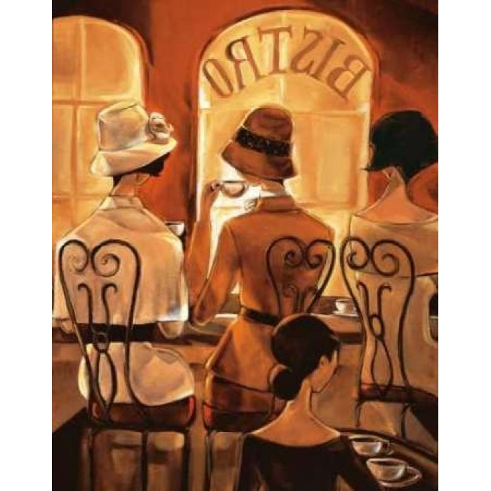 Rendez-vous au Bistro Poster Print by Trish Biddle Image 1