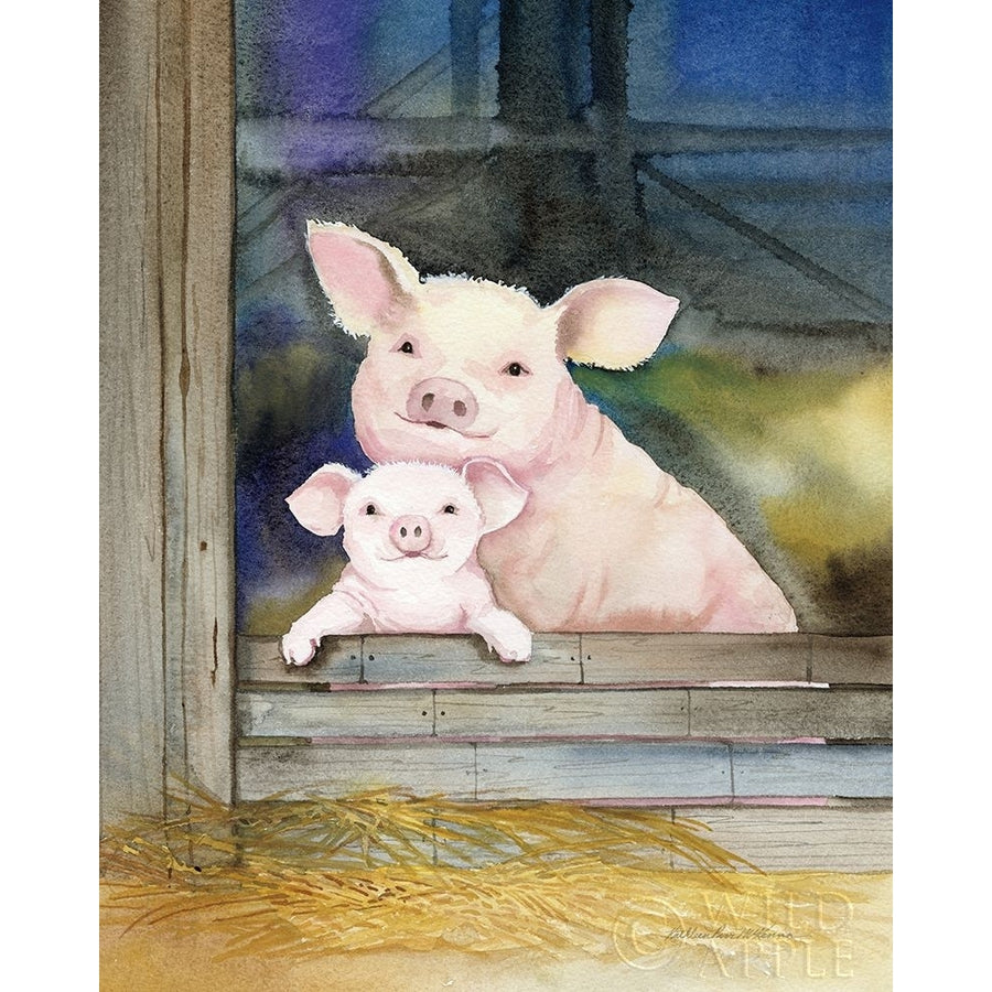 Farm Family Pigs Poster Print by Kathleen Parr McKenna Image 1