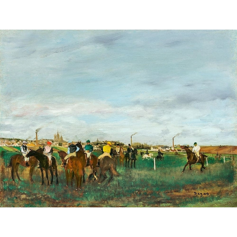 The Races Poster Print by Edgar Degas 55468 Image 1