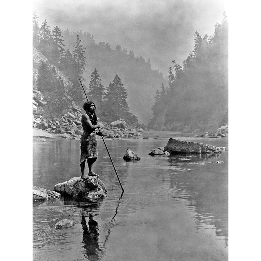 A smoky day at the Sugar Bowl Hupa Poster Print by Edward Curtis 55707 Image 1