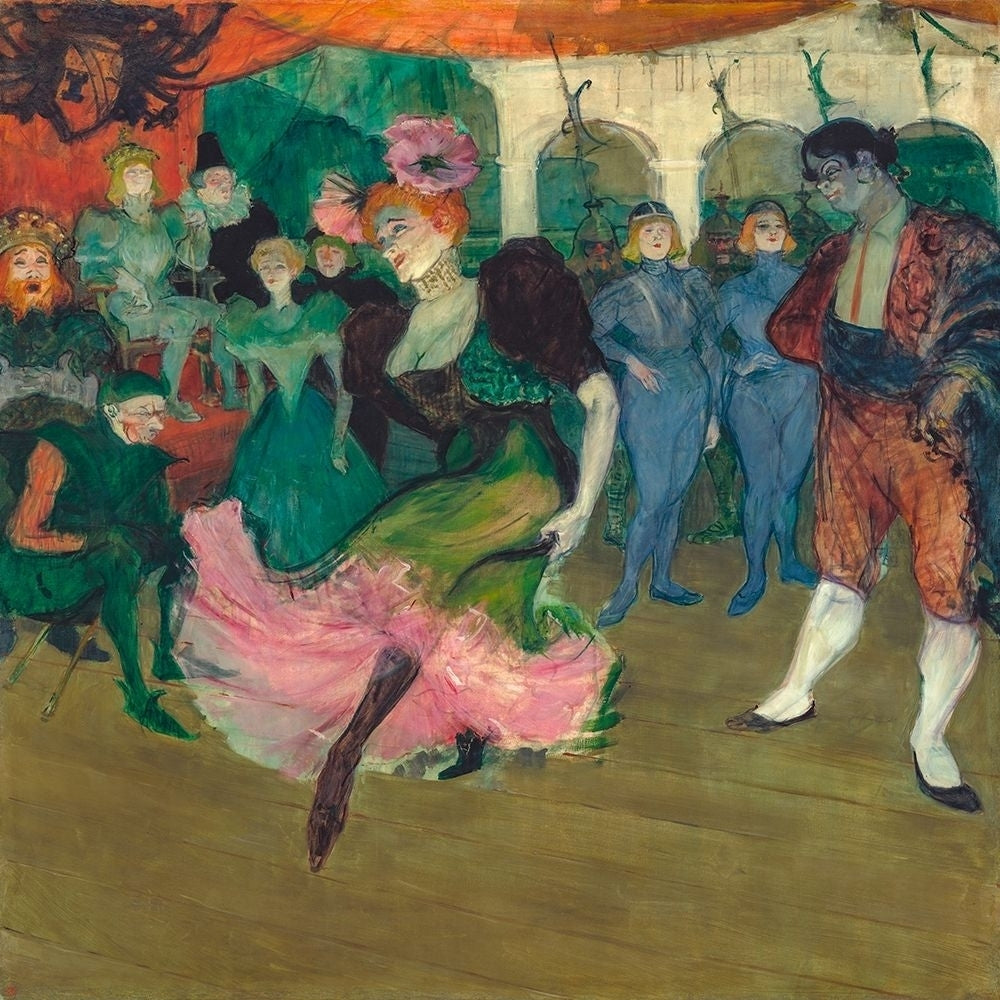 Marcelle Lender Dancing the Bolero in Chilperic Poster Print by Henri de Toulouse-Lautrec 55698 Image 1