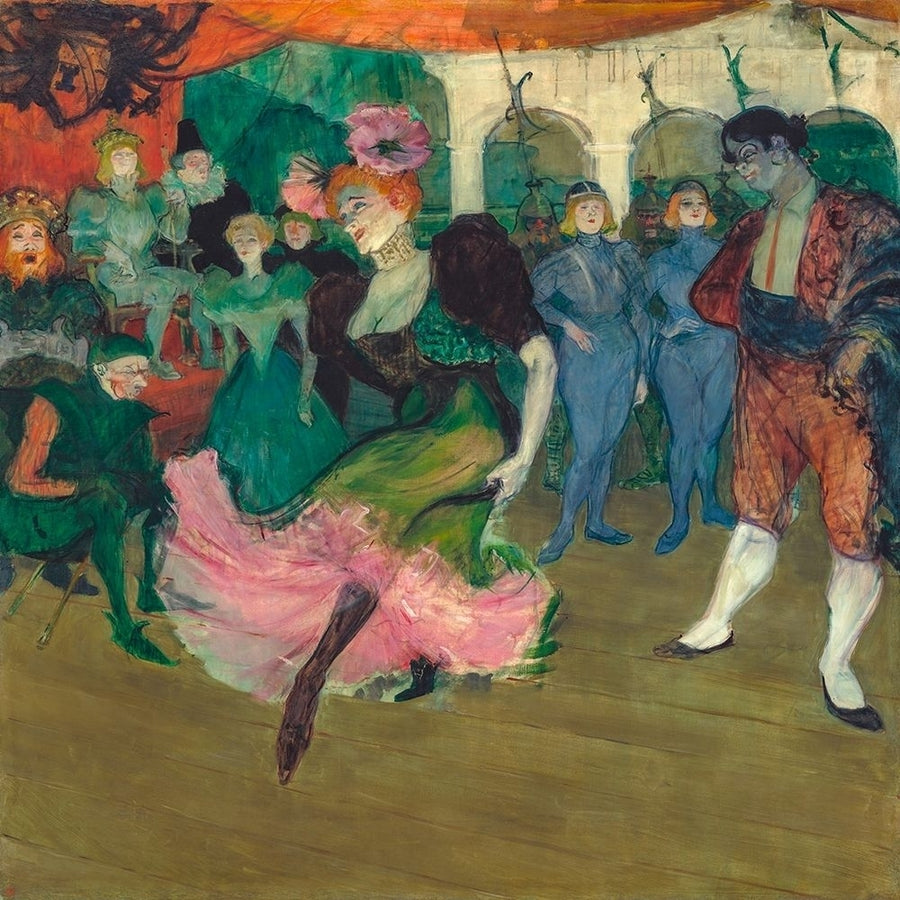 Marcelle Lender Dancing the Bolero in Chilperic Poster Print by Henri de Toulouse-Lautrec 55698 Image 1