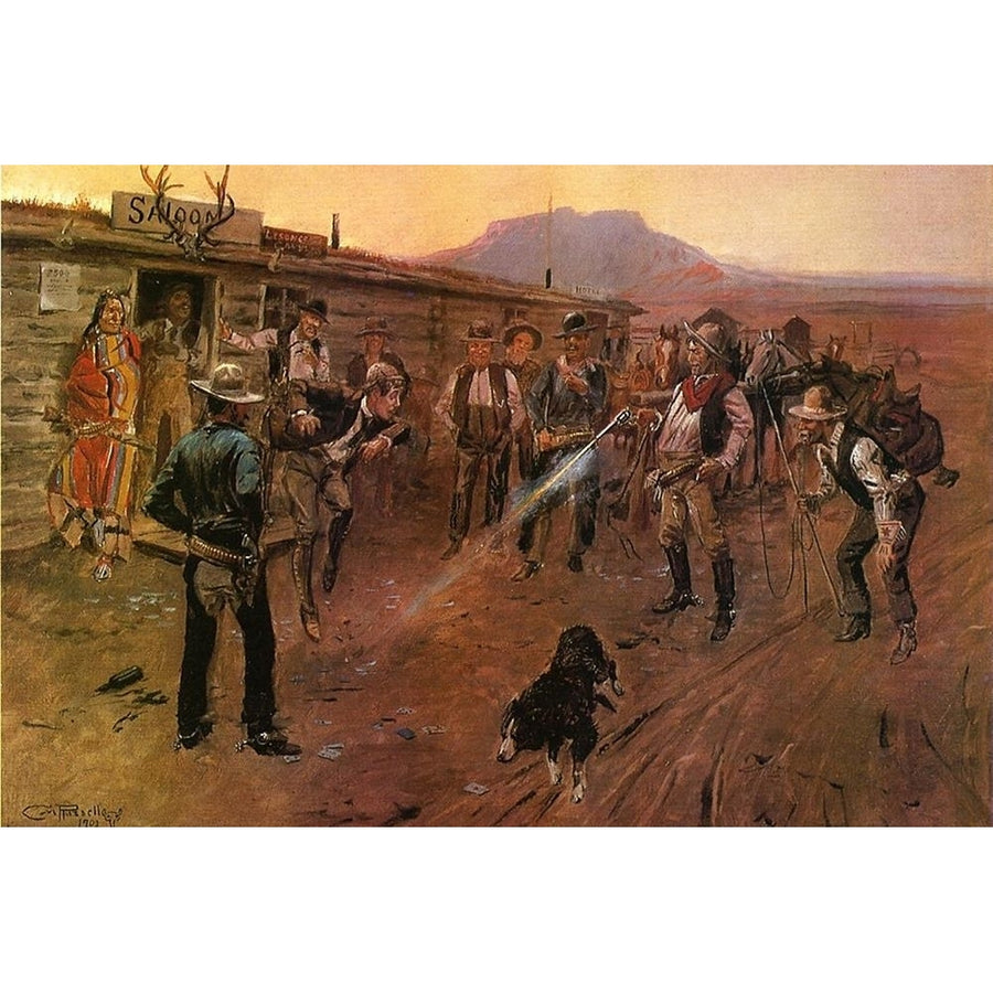 The Tenderfoot Poster Print by Charles M Russell 55754 Image 1