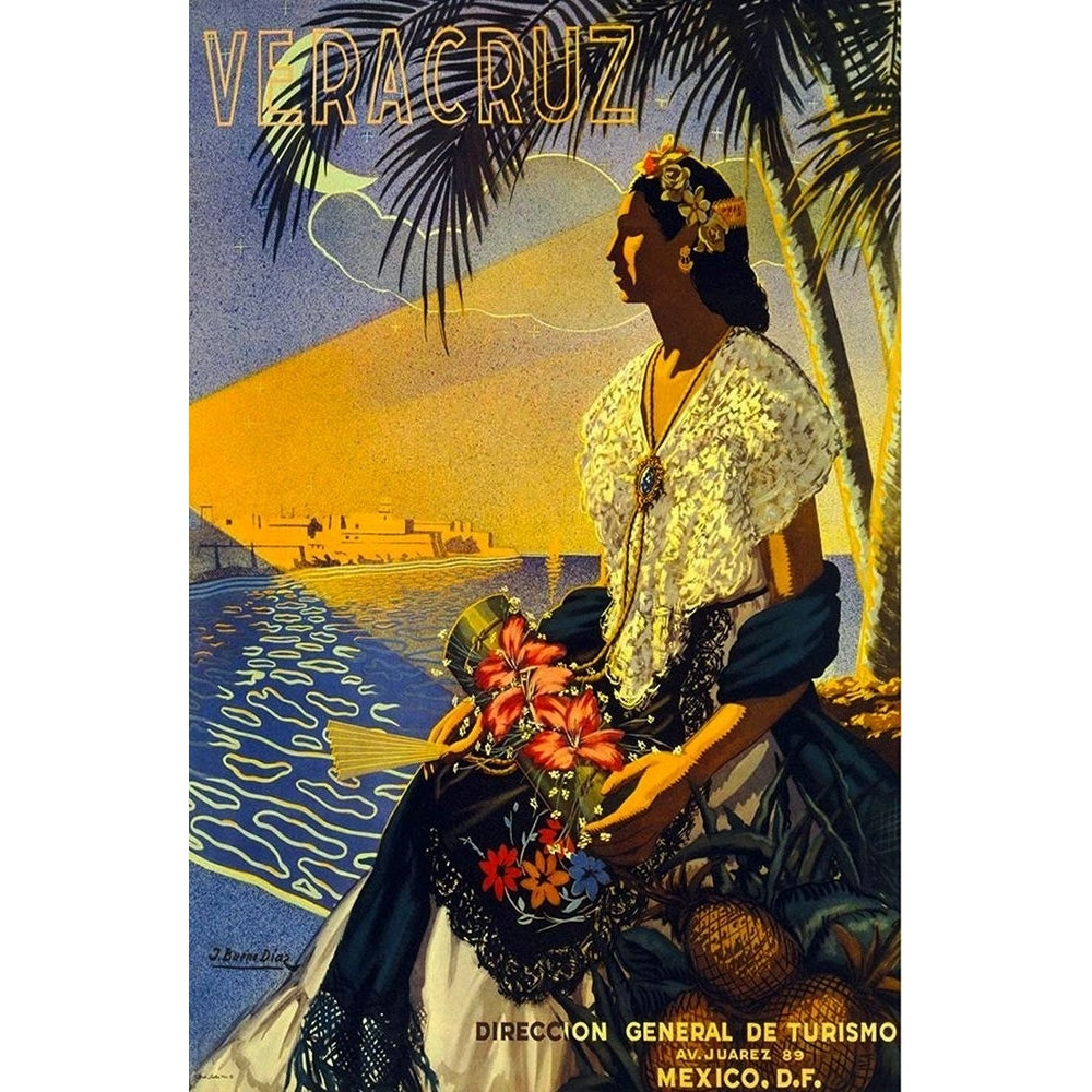 Veracruz Mexico Poster Print by Bueno Diaz Bueno Diaz 55994 Image 1