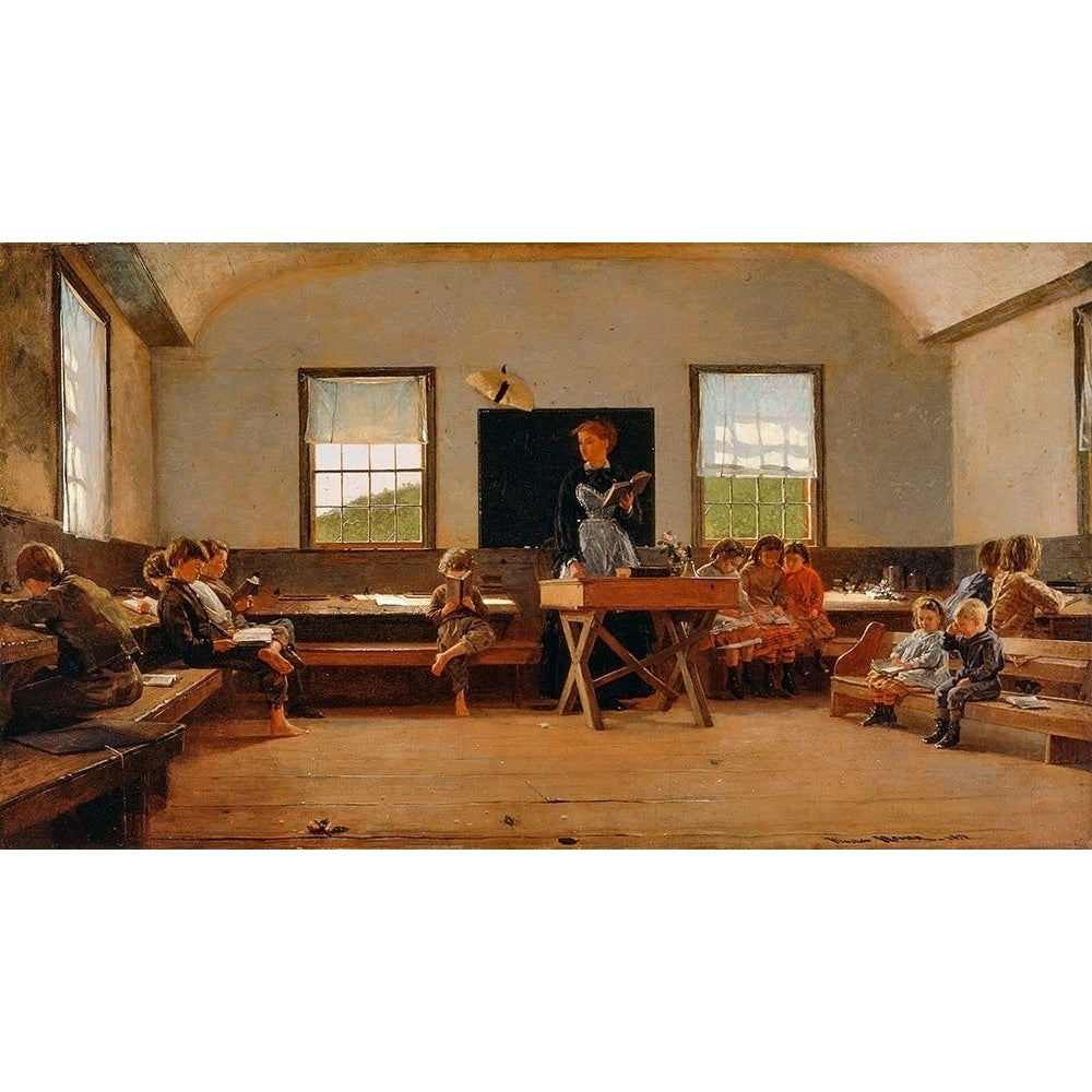 The Country School by Winslow Homer Image 1