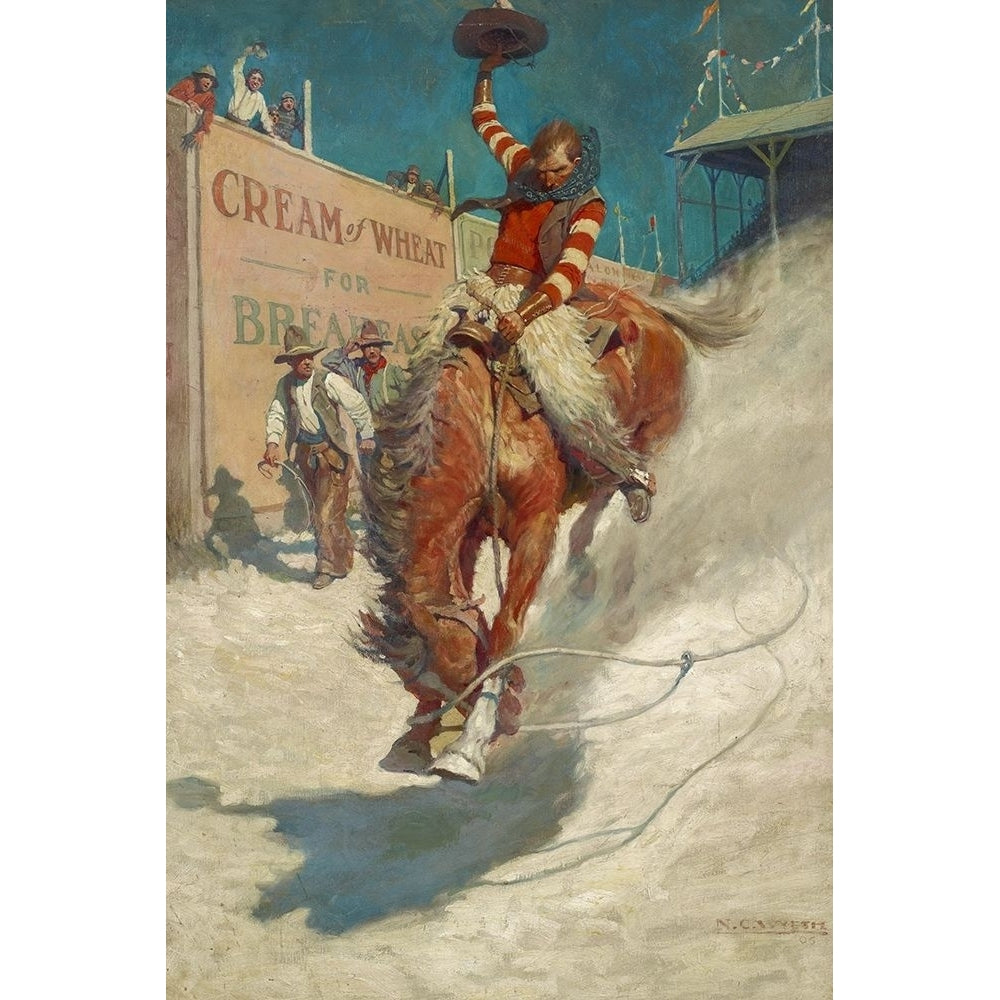 Bronco Buster Poster Print by N.C. Wyeth 56107 Image 1