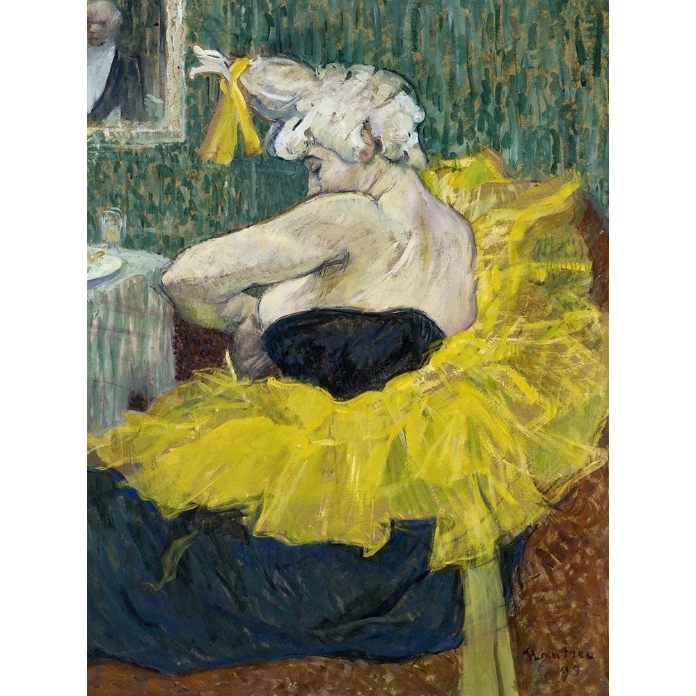 The Clown Cha-U-Kao Poster Print by Henri de Toulouse-Lautrec 56294 Image 1