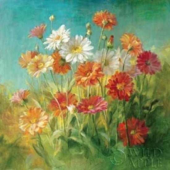 Painted Daisies Poster Print by Danhui Nai Image 2