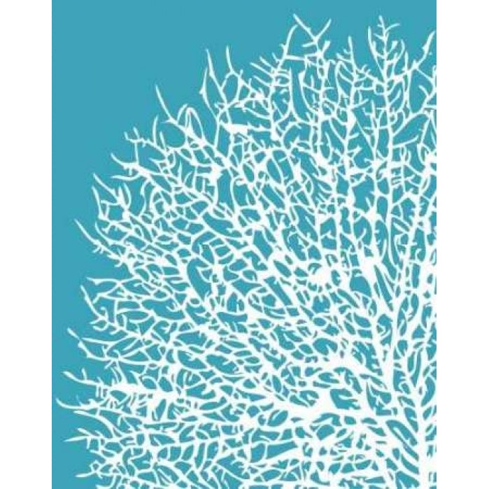 Aqua Coral I Poster Print by Sabine Berg Image 1