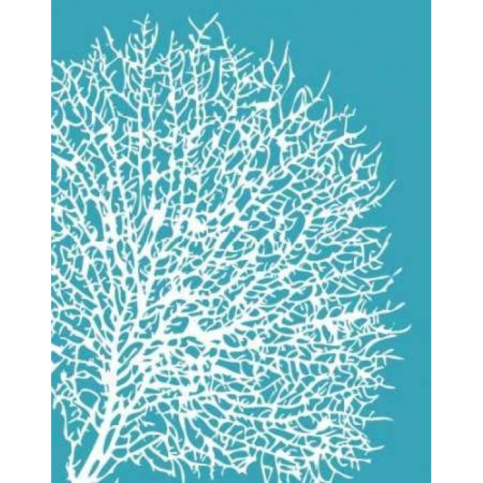 Aqua Coral II Poster Print by Sabine Berg Image 1