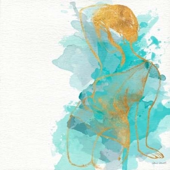 Seated Watercolor Woman II Poster Print by Lanie Loreth Image 2