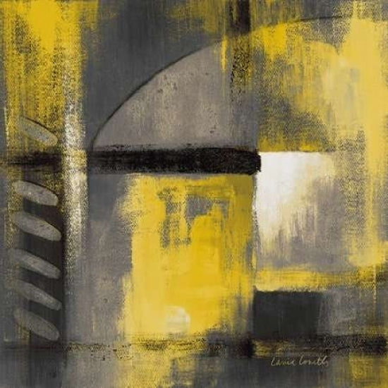 Grey and Yellow Soiree I Poster Print by Lanie Loreth Image 1