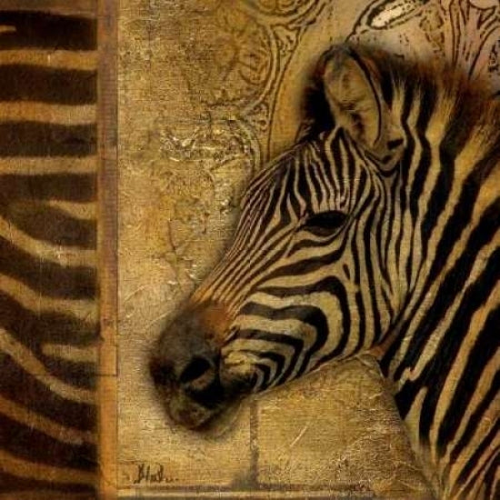 Elegant Safari I - Zebra Poster Print by Patricia Pinto Image 2