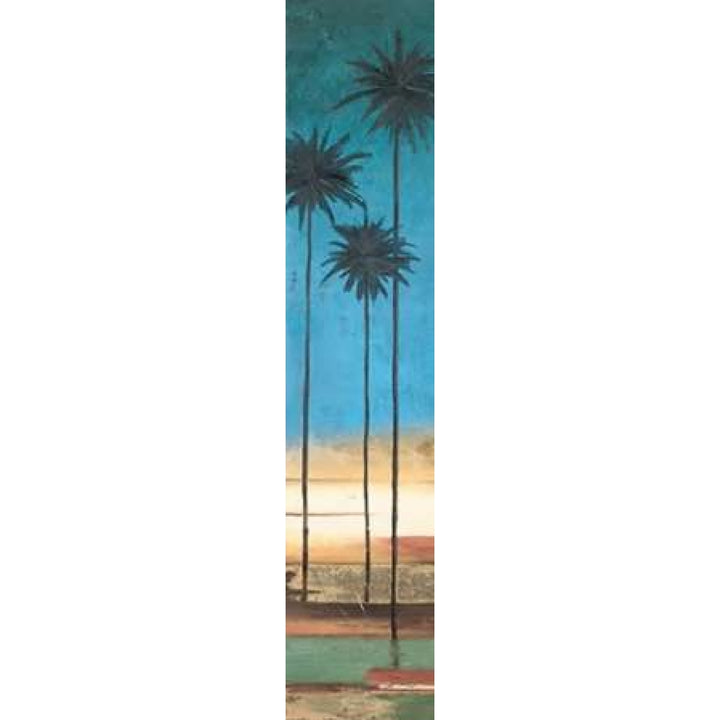 Thin Palms III - In Coastal Colors Poster Print by Patricia Pinto Image 1