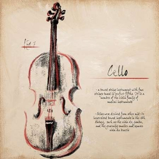 Cello Poster Print by Hakimipour-Ritter Image 2