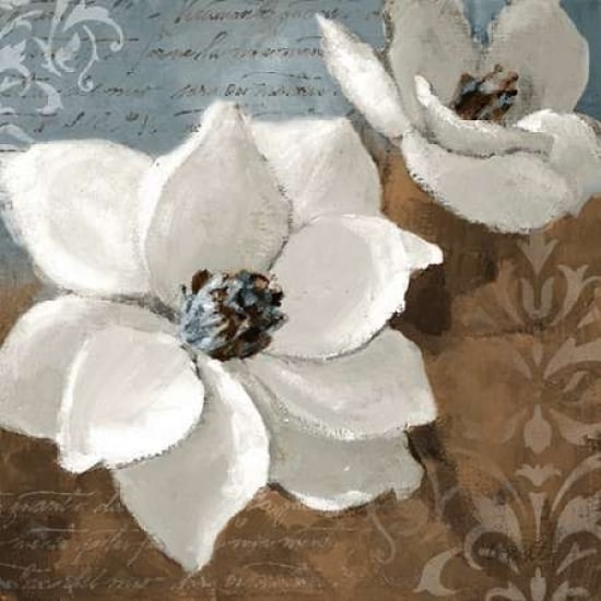 White Magnolias I Poster Print by Lanie Loreth Image 1