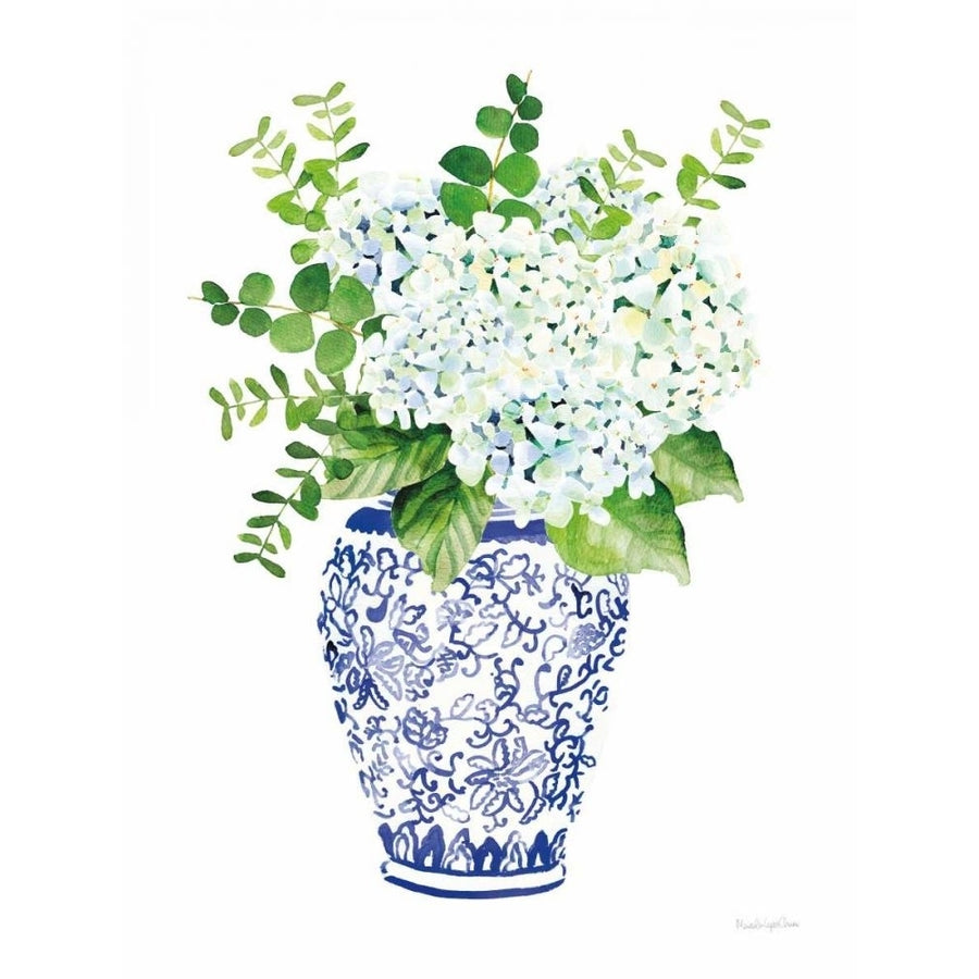 Chinoiserie Hydrangea I by Mercedes Lopez Charro Image 1