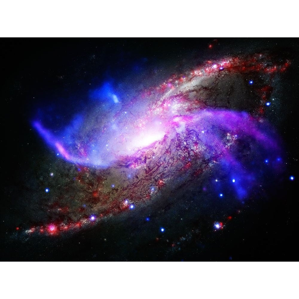 Composite Image of NGC 4258 Poster Print - NASA Image 1