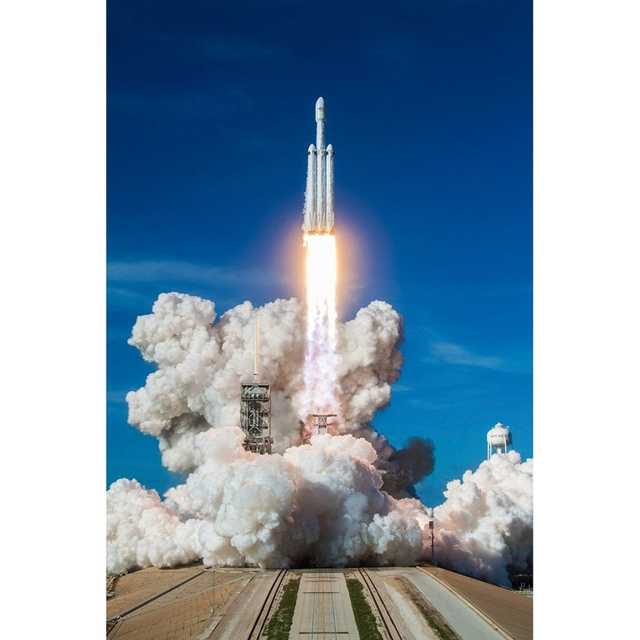 Falcon Heavy Demo Mission 2015 Poster Print - SpaceX Image 1