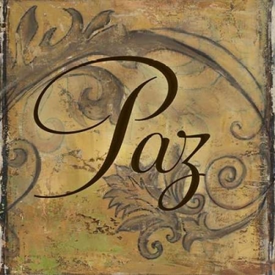 Paz Poster Print by Patricia Pinto Image 1