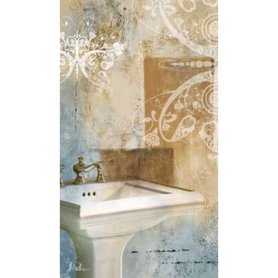 Bathroom and Ornaments II Poster Print by Patricia Pinto Image 1