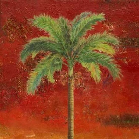 La Palma on Red II Poster Print by Patricia Pinto Image 1