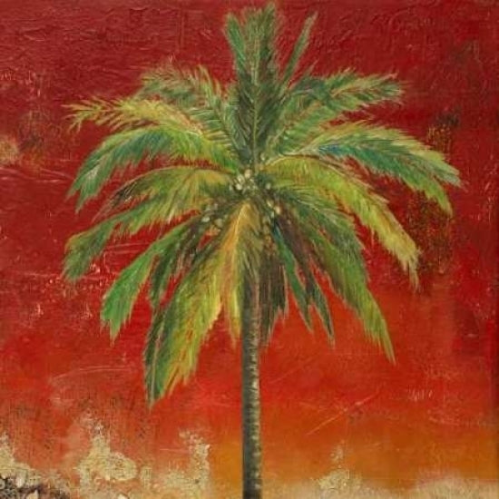 La Palma on Red I Poster Print by Patricia Pinto Image 1