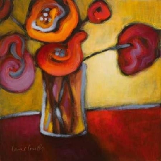 Red Poppies in a Vase Poster Print by Lanie Loreth Image 2