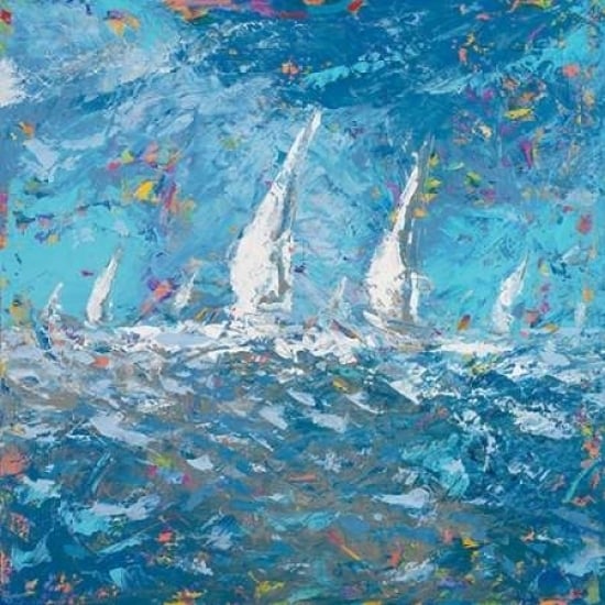 Sailing I Poster Print by Kingsley Image 1