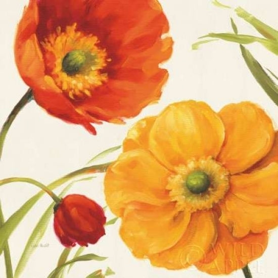 Poppies Melody II Poster Print by Lisa Audit Image 1